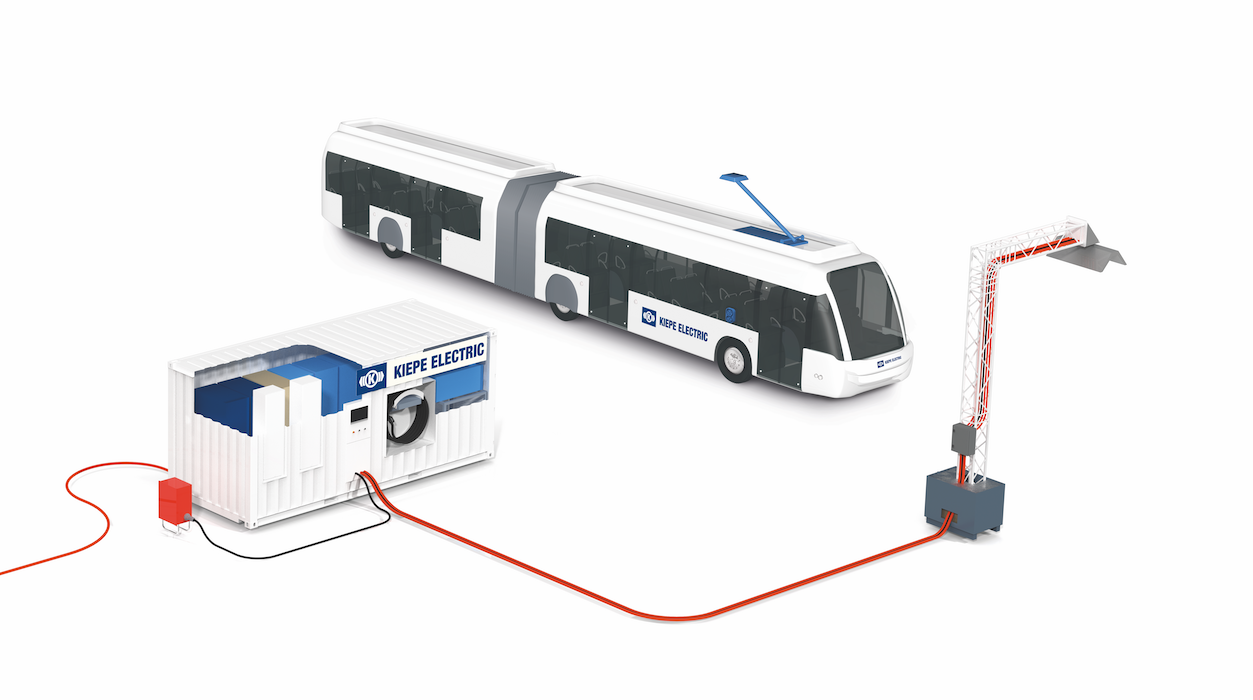 Batterie-gestütztes Hochleistungs- ladeinftrastuktur für Elektrobusse